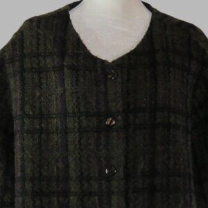 First Option Too Women's Long Sleeve Button Up Chopped Blazer Size 3X (C748)